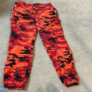 Camo jogger pants